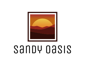Desert Sunset Scenery logo