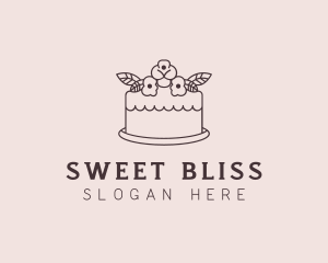 Cake Baker Dessert logo design