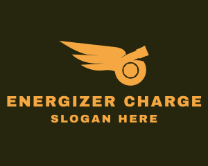 Wings Turbo Charger logo design