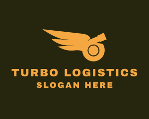 Wings Turbo Charger logo design