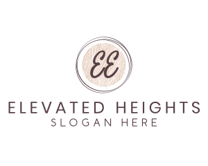 Natural Wood Cosmetics logo design