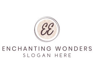 Natural Wood Cosmetics logo design