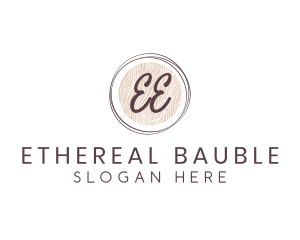 Natural Wood Cosmetics logo design