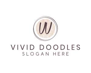 Natural Wood Cosmetics logo design