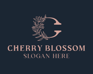 Flower Boutique Letter C logo design