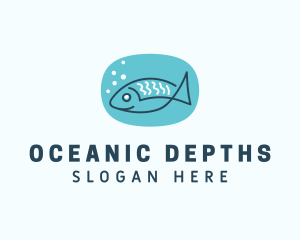 Fish Pet Aquarium logo design