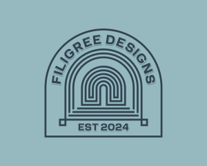 Arch Interior Designer logo design