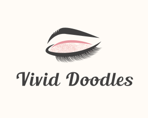 Eyebrow Eyelash Beauty logo design