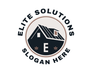 House Roof Repair Service  logo design