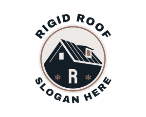 House Roof Repair Service  logo design