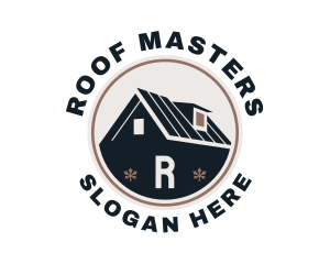 House Roof Repair Service  logo design