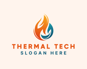 Thermal Gas Fire logo design