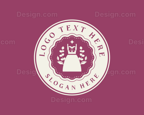 Fashion Ribbon Dress Logo