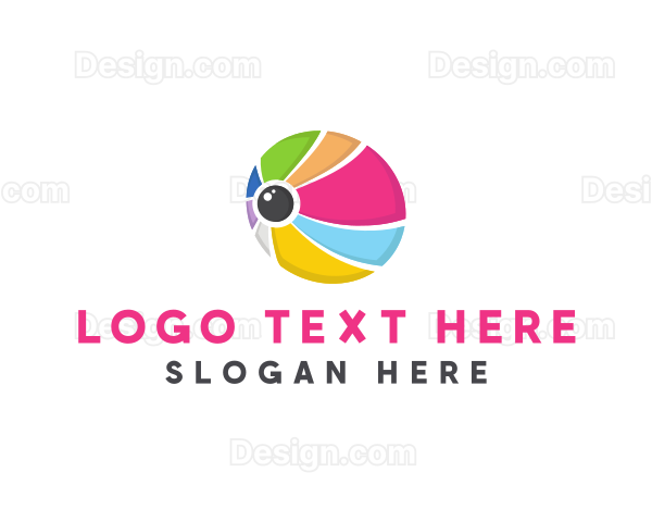 Colorful Ball Lens Logo