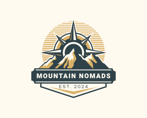 Mountain Compass Outdoor logo design