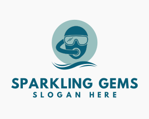 Scuba Diving Helmet Logo