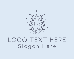 Premium Crystal Leaves logo