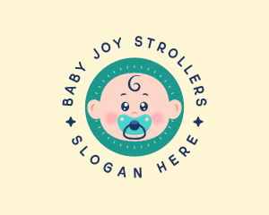 Baby Pacifier Nursery logo design