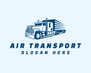 Blue Express Trucking  logo design