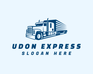 Blue Express Trucking  logo design