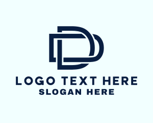 Modern Professional Letter D logo design