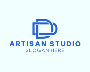 Modern Professional Letter D logo design