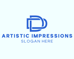 Modern Professional Letter D logo design