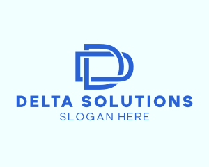 Modern Professional Letter D logo design