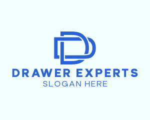 Modern Professional Letter D logo design