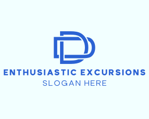 Modern Professional Letter D logo design