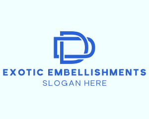 Modern Professional Letter D logo design