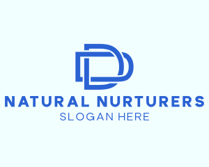 Modern Professional Letter D logo design