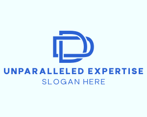 Modern Professional Letter D logo design