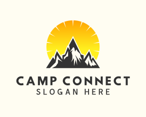 Sun Mountain Camping logo design