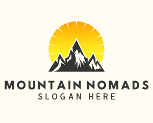 Sun Mountain Camping logo design