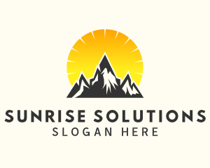 Sun Mountain Camping logo design