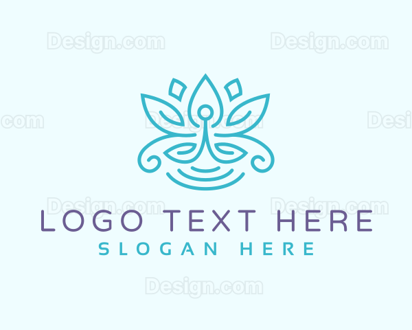 Yoga Zen Lotus Logo