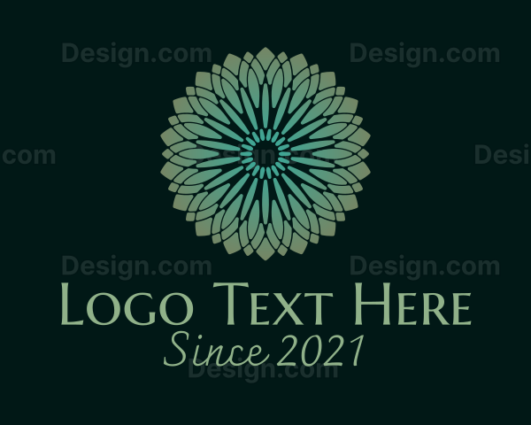 Intricate Flower Ornament Logo