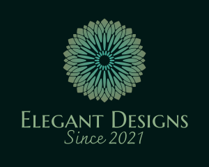 Intricate Flower Ornament  logo design