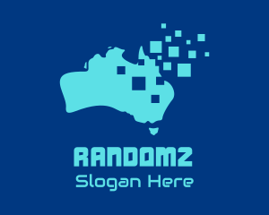 Australian Map Pixels Technology logo
