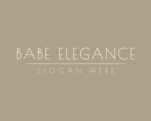 Elegant Luxury Business  logo design