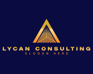 Premium Pyramid Triangle logo design