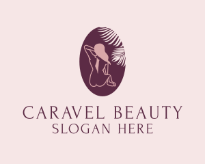 Nature Beauty Woman  logo design