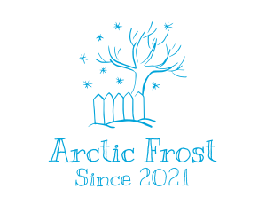 Minimalist Winter Tree  logo