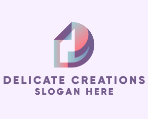 Digital Startup Letter D logo design