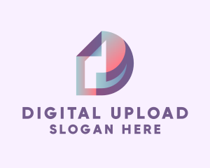 Digital Startup Letter D logo design