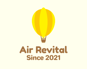 Lemon Hot Air Balloon logo design