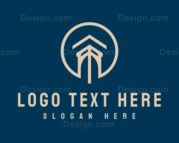 Premium Column Construction Logo