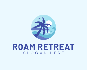 Beach Vacation Destination logo