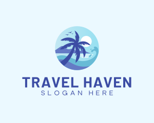 Beach Vacation Destination logo